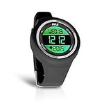 Pyle Multifunction Sports Training Wrist Watch - Smart Classic Sport Running Digital Fitness Gear Tracker w/ 3D Sensor Pedometer, Timer, Alarm, Removable Strap, for Men and Women PATW19BK (Black)