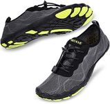 hiitave Mens Water Shoes Size: 12 Dark Gray/Green