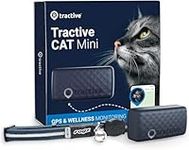 Tractive Mini GPS Pet Tracker for Cats - Waterproof, GPS Location & Smart Activity Tracker, Unlimited Range (Midnight Blue)