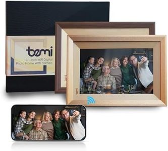 BEMI 10.1" Digital Frame | 2 Interchangeable Outer Frame Gift | Smart WiFi Digital Photo Frame Gold | Built in 16GB Memory | Share Moments Instantly via Frameo App