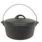 Cuisiland Cast Iron Dome Lid Dutch Oven 4.5 Quarts