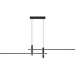 YHQKJ Luxurious Chandelier Chandeliers,Linear Led Chandelier with Spotlights, Adjustable Hanging Led Light for Dining Table,Modern Dimmable Led Lighting for Kitchen/120Cm/47Inch/120Cm/47Inch