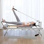 CSTAL Multifunctional Pilates Reformer, Adjustable Intensity Pilates Machine, Foldable Pilates Core Bed, Yoga Exercise Fitness Professional Equipment