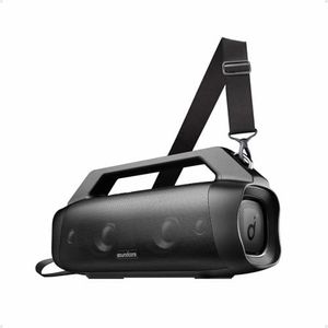 Soundcore Anker Motion Boom Plus IP67 Portable Speaker, 80W Stereo Sound, Custom EQ & BassUp, USB-C, Bluetooth, Built-in Power Bank, Waterproof Bluetooth Speaker for Camping, Pool, Beach, and Backyard