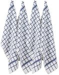 DII Basic Terry Collection Dish Towel Set, 16x26", Blue 4 Piece (CAMZ75287)