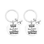 FY 2pcs Coach Keychains Sports Coach Gifts for Men Women Thank You Keychains for Football Basketball Baseball Swimming Soccer Coach