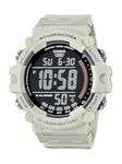 Casio Illuminator AE1500WH Series | 10-Year Battery | LED Backlight | 5-Alarms | 1/100 Sec Stopwatch | Men's Digital Watch, White, Standard, Chronograph,Digital