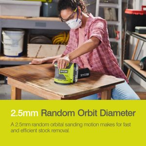 ONE+ 18V Cordless Orbit Sander – Battery Powered Handheld Tool