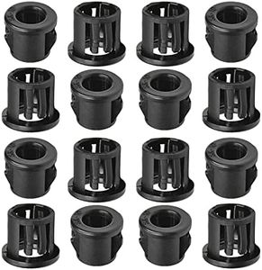 Fielect SK-10 Black Nylon Snap in Cable Hose Bushing Grommet Protector Cable Hose Snap Locking Bushing Protective Grommet 200Pcs