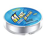 Aruiteng Monofilament Fishing Line,8.0 Spool 100 Meters Nylon Fishing Line,About 0.45mm in Diameter High Impact Fishing Wire,silver