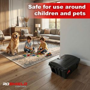 ROSHIELD Rat Trap Protector Box – Secure Rodent Bait Station