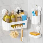 LEVERLOC Shower Caddy Suction Cup S