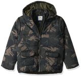 Amazon Brand - Symbol Boy's Jacket (AW23SYMBJH94_Olive_5-6 Years)