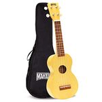 Mahalo Ukuleles MK1-TBS Kahiko Series Soprano Ukulele, Transparent Butterscotch