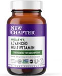 New Chapter Women's Multivitamin Advanced Formula for Stress, Bone, Immune, Beauty & Energy Support, Higher Levels of Whole-Food Fermented Essential Nutrients for Women + Iron + Vitamin D3, 72 Count