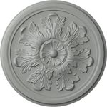 Ekena Millwork CM12LE 12 3/4" OD X 7/8" Legacy Acanthus Ceiling Medallion (Color May Vary)