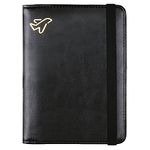 WALNEW RFID Blocking Passport Holder Wallet Cover Case (D-Black)