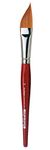 da Vinci Watercolor Series 5587 CosmoTop Spin Paint Brush, Slant Liner Synthetic with Red Handle, Size 30 (5587-30)