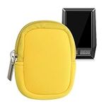 kwmobile Neoprene Case Compatible with Bosch Kiox/Kiox 300 - Pouch with Zipper for Bike Display - Neon Yellow