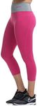 TCA Women's Pro Performance Supreme Cropped Running Leggings - Cabaret/Grey Marl, M