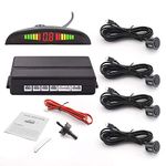 Pivalo PVRPSFC Car Reverse 4 Parking Sensor System Reverse Backup Radar System with LED Display