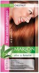 Marion Hair Color Shampoo in Sachet Lasting 4 to 8 Washes Aloe and Keratin - 95 Medium Chestnut