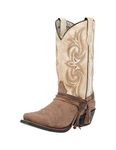 Laredo Women's Western Boot, Sand/White, 9.5 Wide