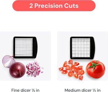 Fullstar 4-in-1 Vegetable Chopper – Multi-Blade Food Dicer and Slicer