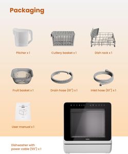 HAVA Tabletop Dishwasher – Compact Countertop 2025 Model