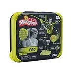 Swingball Pro All Surface, Black and Yellow, Outdoor Activities, Traditional Pole in the Ground Swingball, Real Tennis Ball and 2 Championship Bats, Suitable for Everyone 6 years+