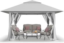 CROWN SHADES 13x13 Pop Up Gazebo, C