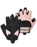 OTraki Gym Gloves for Women, Pink Weight Lifting Gloves with Wrist Support Breathable Gloves Non-Slip Silicone Padded Palm Protection Exercise Fitness Workout Gloves for Cycling Hanging Pull-Ups