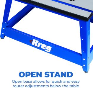 Kreg Router Table – Blue, Durable Work Surface