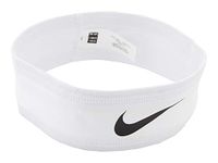 Nike Speed Performance Headband (One Size Fits Most, White/Black)