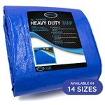 Tarps Heavy Duty Waterproof 16x20 - All Purpose 5 MIL Tarp - High Durability 16x20 Tarp - Construction, Rain Shelter, Outdoor Cover and Camping Use