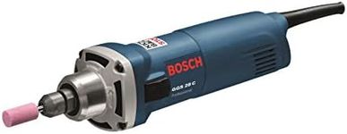 Bosch Professional Straight Grinder GGS 8 C (240V, 600W, incl. Single-ended open-jaw spanner, Collet with locking nut 6 mm, in cardboard box)