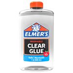 Elmer's Washable Clear Liquid School Glue, Slime Glue, & Craft Glue (Large, 1 Quart )