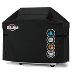 Grillman Premium BBQ Grill Cover, Heavy-Duty Gas Grill Cover for Weber Spirit, Weber Genesis, Char Broil etc. Rip-Proof & Waterproof (52" L x 26" W x 43" H, Black)