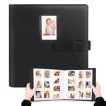 640 Pockets Photo Album for Fujifilm Instax Mini 12 11 90 70 9 8+ 8 LiPlay Instant Camera, Polaroid Snap/PIC-300/Z2300/ SocialMatic Instant Cameras & Zip Instant Printer (Black)