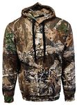 LABEL APPAREL Mens Jungle Print Pullover Hoody Hoodie Camo Camouflage Fishing Hunting Jacket (Medium)