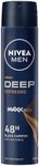 NIVEA MEN Deep Espresso Aerosol Deodorant 250ml| Deep Espresso Fragrance Antiperspirant | Long-Lasting