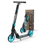 APOLLO Adult Scooters with Big Wheels (XXL) - 3-Sec Foldable Scooter for Adults - Kick Scooter for Adults - Scooter for Teens - Girls/Boys Scooters Age 10 to 12 and up, Big Scooters for Boys, 220 lbs