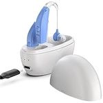 Digital - (Pair of 2) Personal Hearing Enhancement, Rechargeable with All-Day Battery Life, Blue