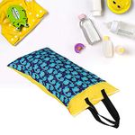 40x70 Waterproof Washable Wet Dry Bag Large Capacity Diaper Nappy Storage BagHanging Wet Dry Cloth Diaper Bag for Swimsuit Underwear(#1) Diapers and Urine Barrier Products