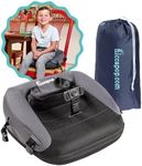 hiccapop NeoBoost Inflatable Toddler Booster Seat for Dining Table – Portable, Quick-Inflate Design – Anti-Slip Base, Secure Straps, Easy-Clean – Perfect for Home & Travel