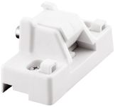 Prime-Line Products U 9865 Sliding Door Lock with Bushing, White, 1 Pack