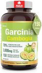 Herba Garcinia Cambogia Extract – 150 Capsules | 70% HCA | 3000mg Per Day | Support Feeling of Fullness | Made in Canada