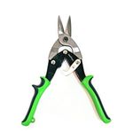 H9 Straight Head Tin Snips Plier for Sheet Metal, pop jail Wire Mesh, and Steel Cutting (1 Piece, Yellow/Black)