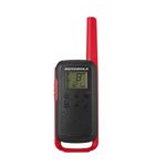 Motorola Solutions T210 Two-Way Radio – 22 Channels, 121 Privacy Codes, Up to 32KM Range, Dual Power, Backlit Display, Hands-Free VOX - Pack of 2