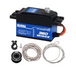 INJORA INJS022-360 22KG 360° Rotation Digital Servo with 23T/25T Standard Winch Spool for RC Crawler Car Boat Model